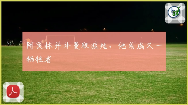 阿莫林并非曼联症结，他或成又一牺牲者